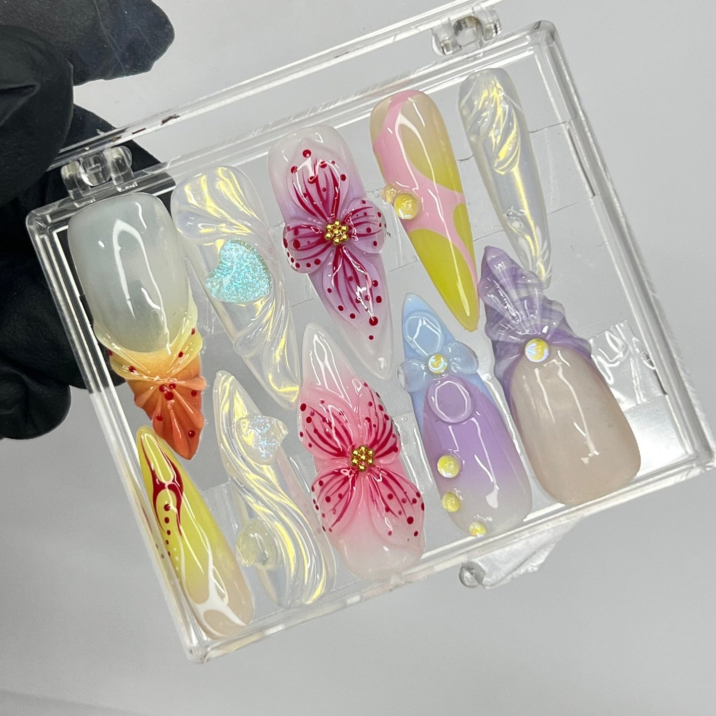 Fairy Dream Flower Garden Press on nails