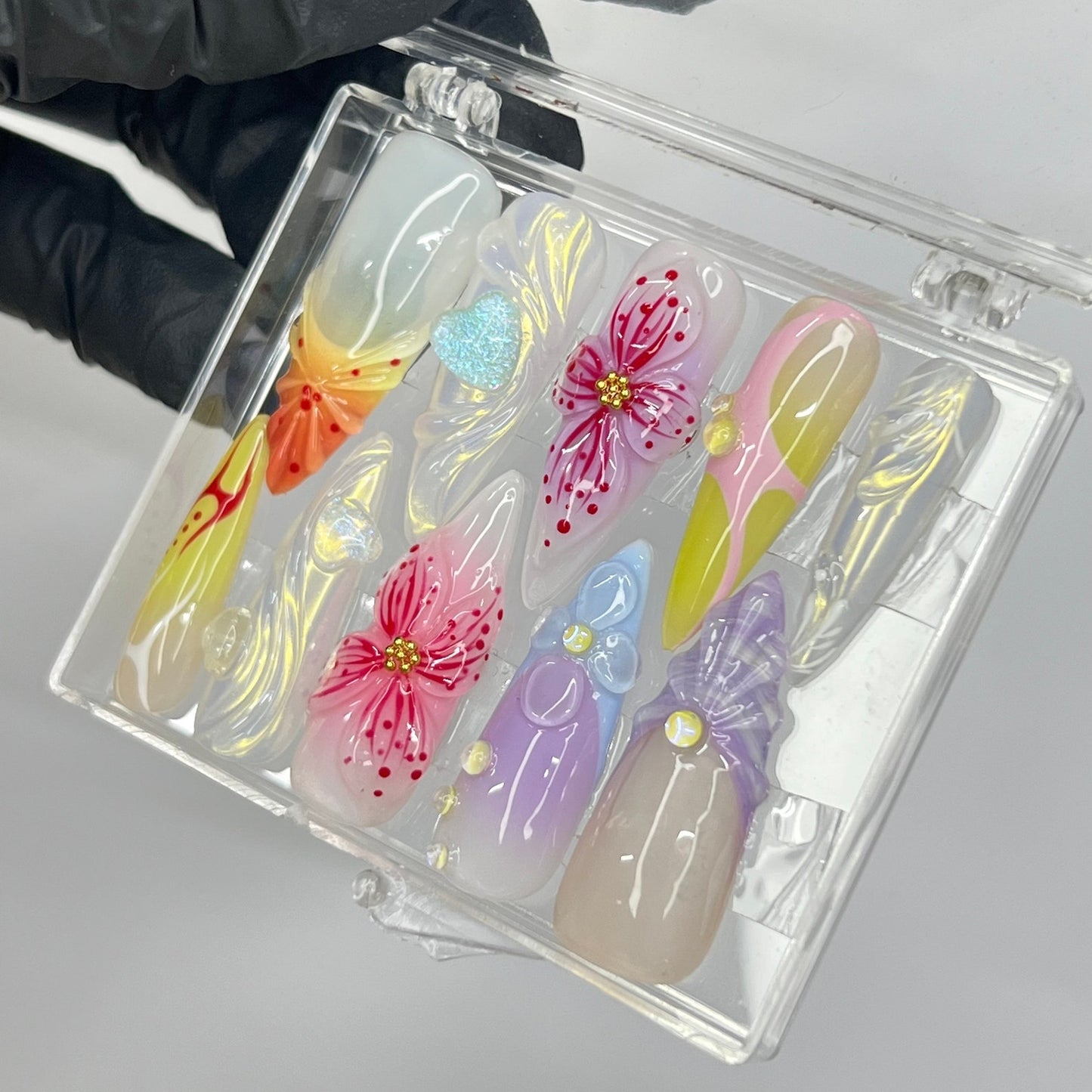 Fairy Dream Flower Garden Press on nails