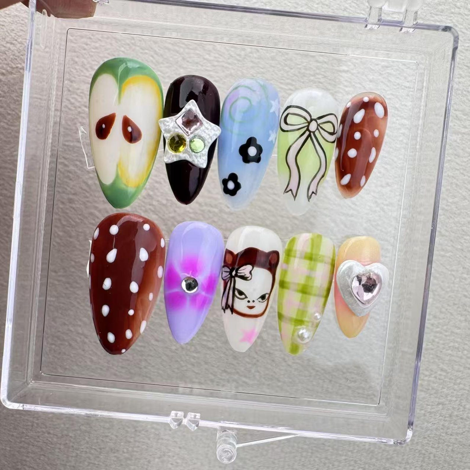 Fruit Summer Handmade Press on nails - Summer Nails