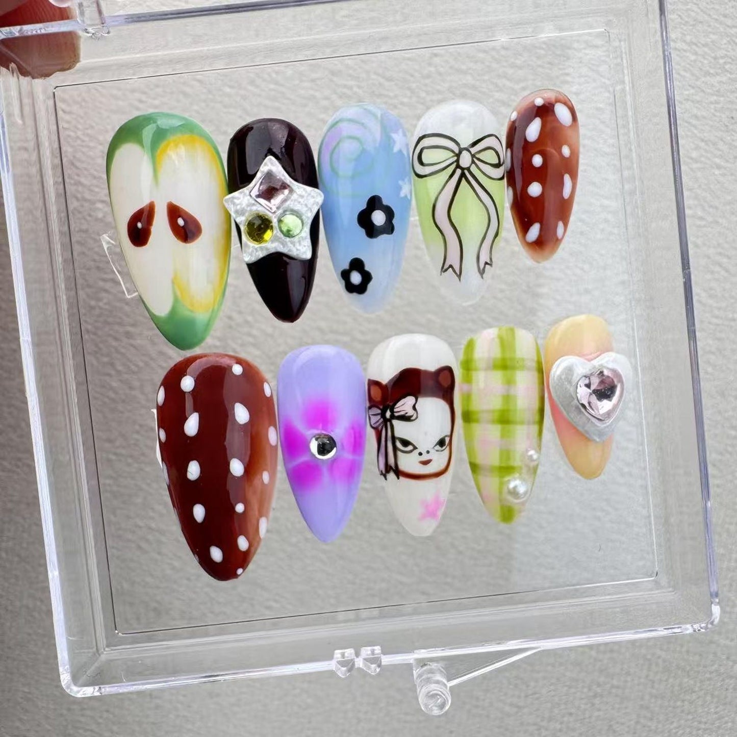Fruit Summer Handmade Press on nails - Summer Nails