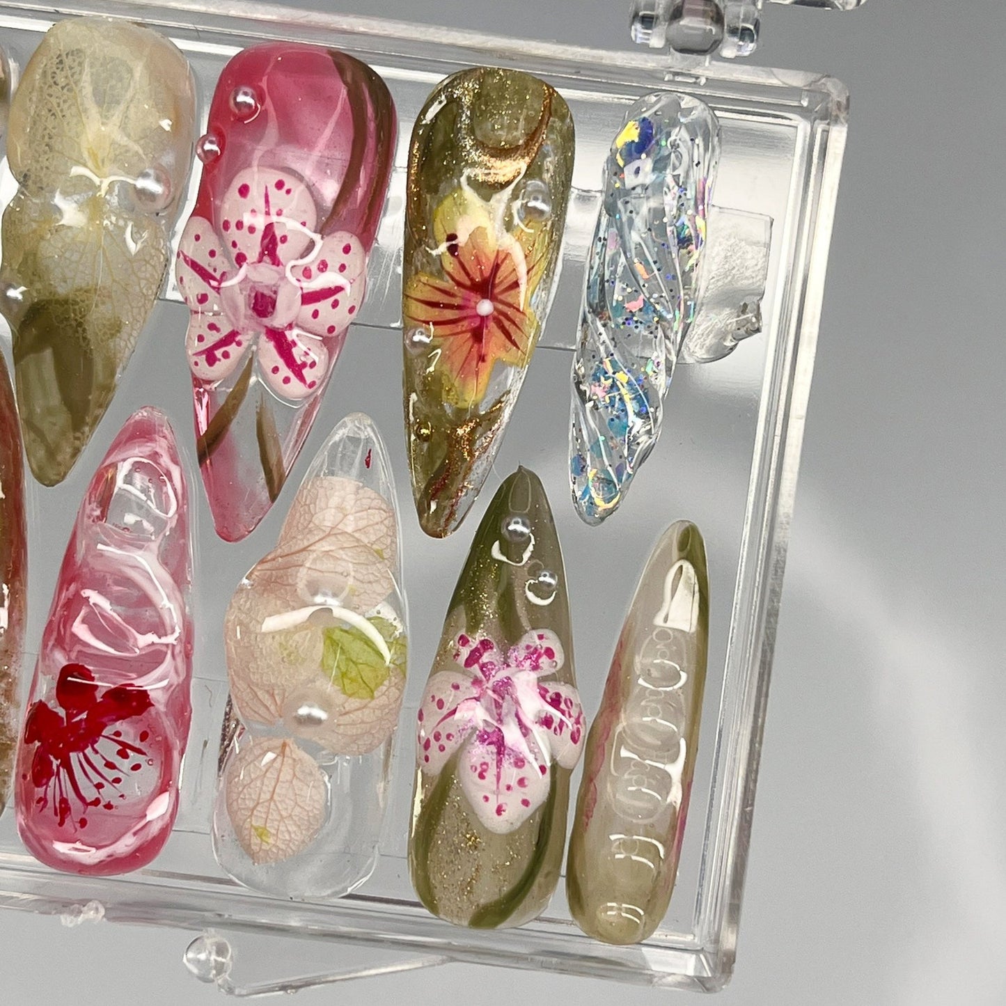 Orchard Flower Handmade Press on nails - Summer Nails