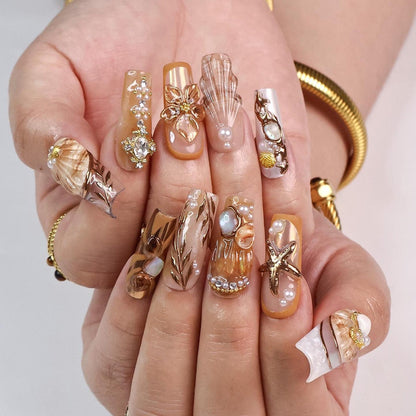 Seamyst Ocean Handmade Press on nails - Summer Nails