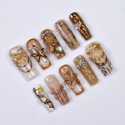 Seamyst Ocean Handmade Press on nails - Summer Nails