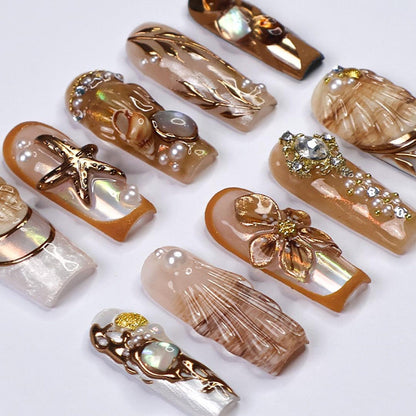 Seamyst Ocean Handmade Press on nails - Summer Nails