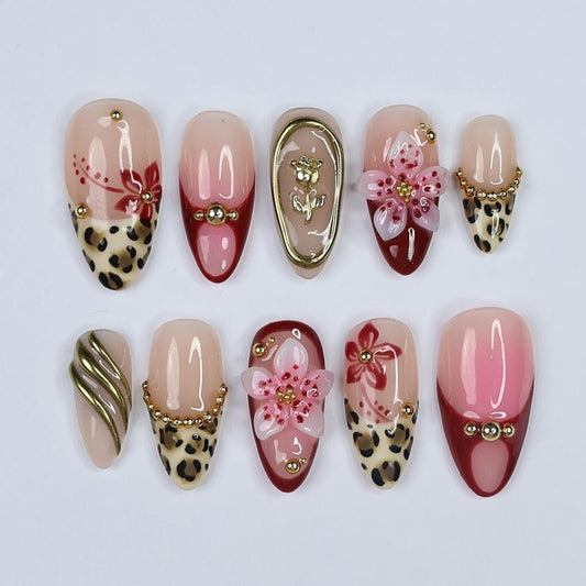 Vacation Handmade Press on nails - Summer Nails 