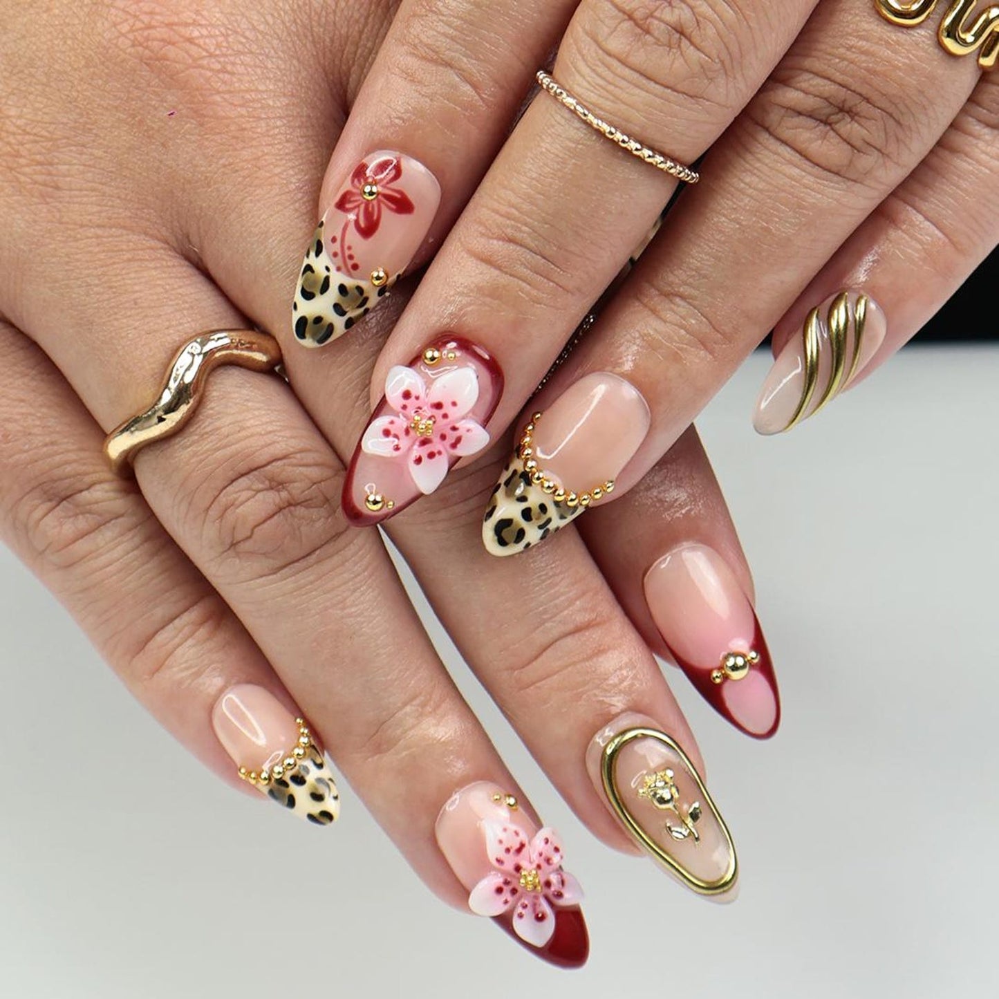 Vacation Handmade Press on nails - Summer Nails 