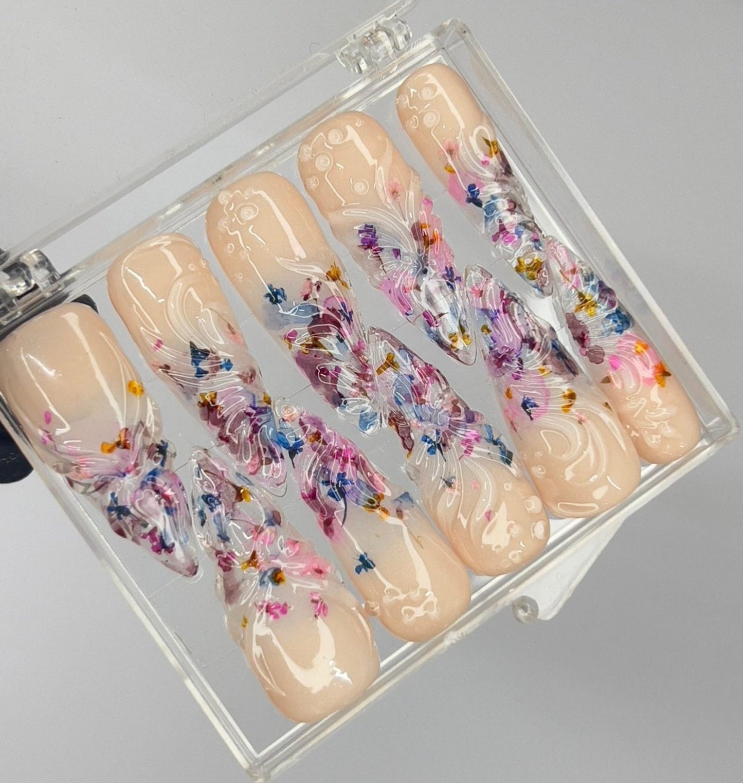 Dream Flower Garden Press on nails