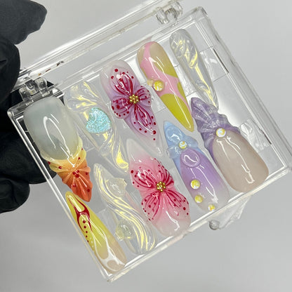 Fairy Dream Flower Garden Press on nails