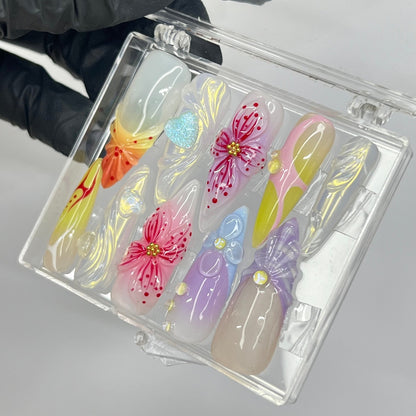 Fairy Dream Flower Garden Press on nails