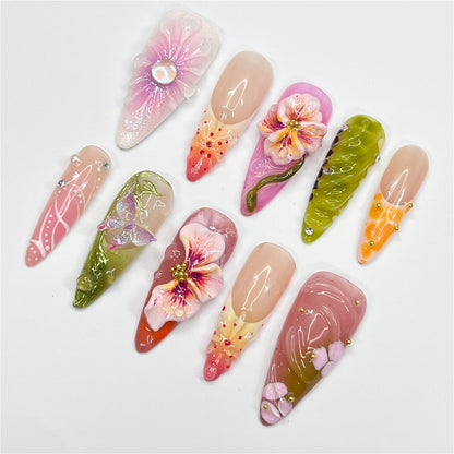 Serect Garden Handmade Press on nails