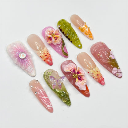 Serect Garden Handmade Press on nails