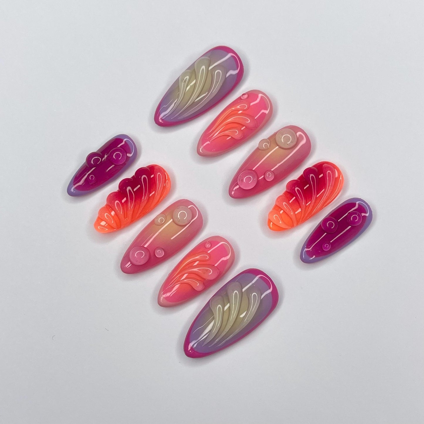 Aura Summer Press on nails