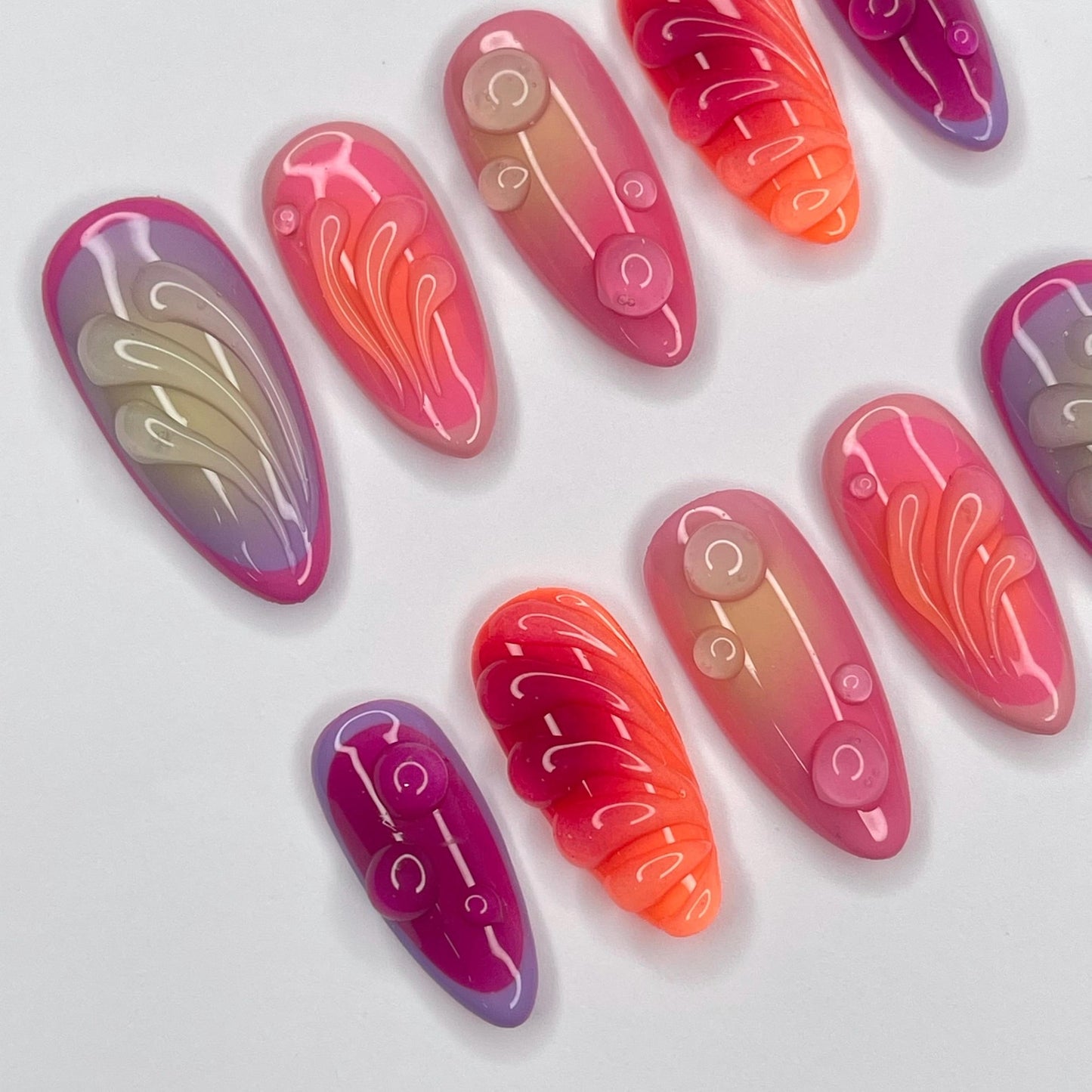 Aura Summer Press on nails