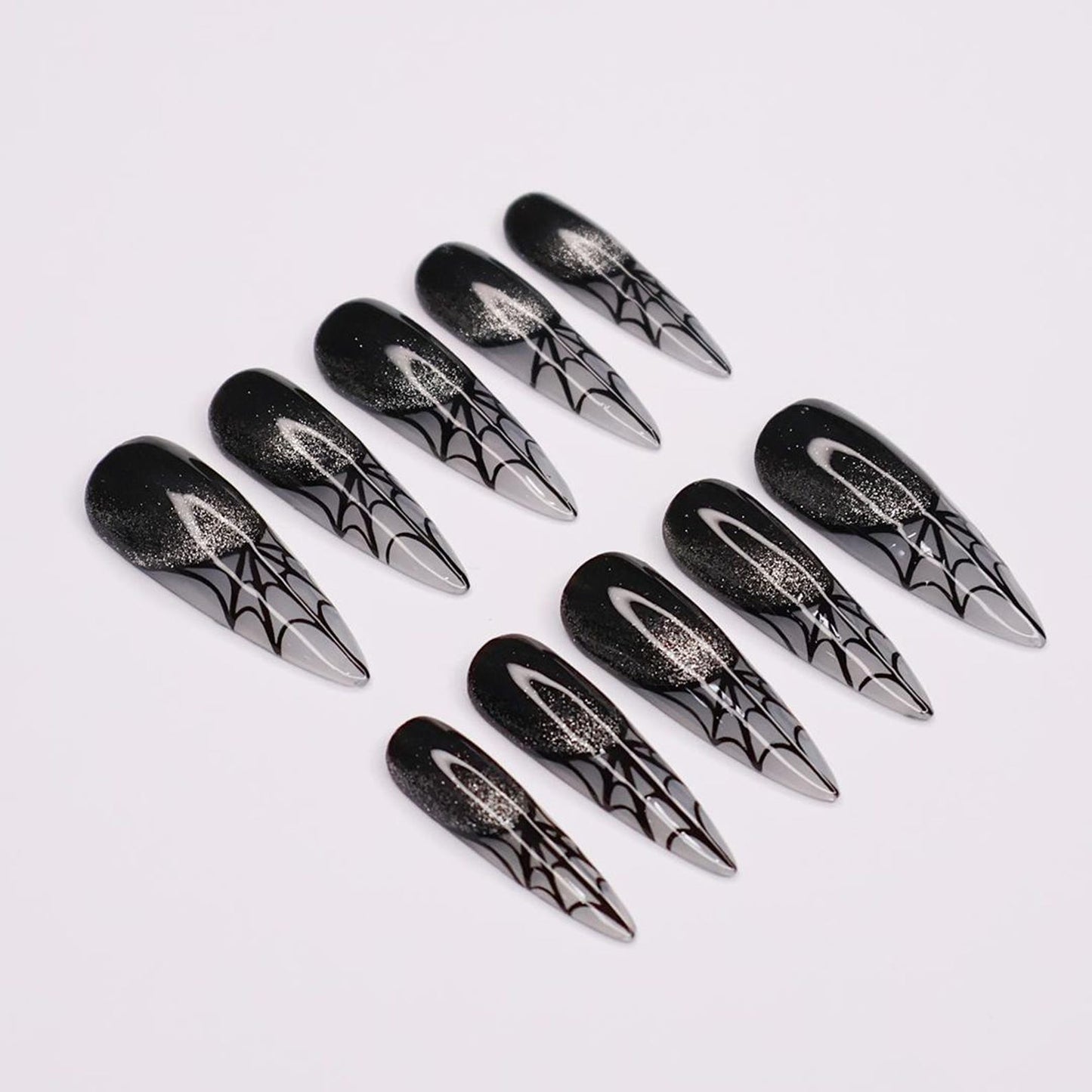 Spider Web Gothic Press on nails