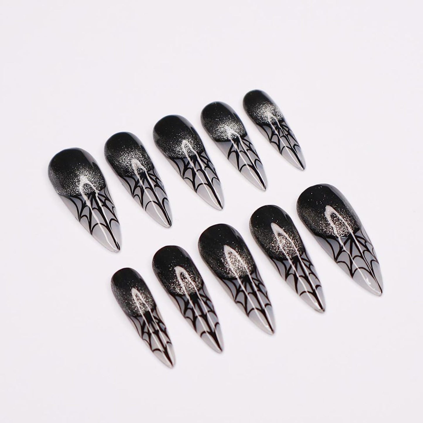 Spider Web Gothic Press on nails
