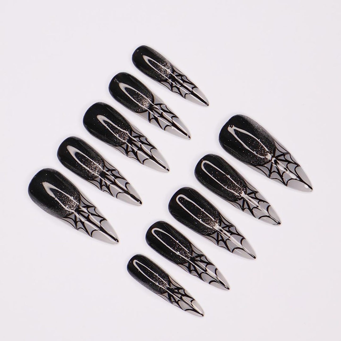 Spider Web Gothic Press on nails