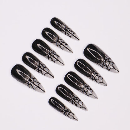 Spider Web Gothic Press on nails
