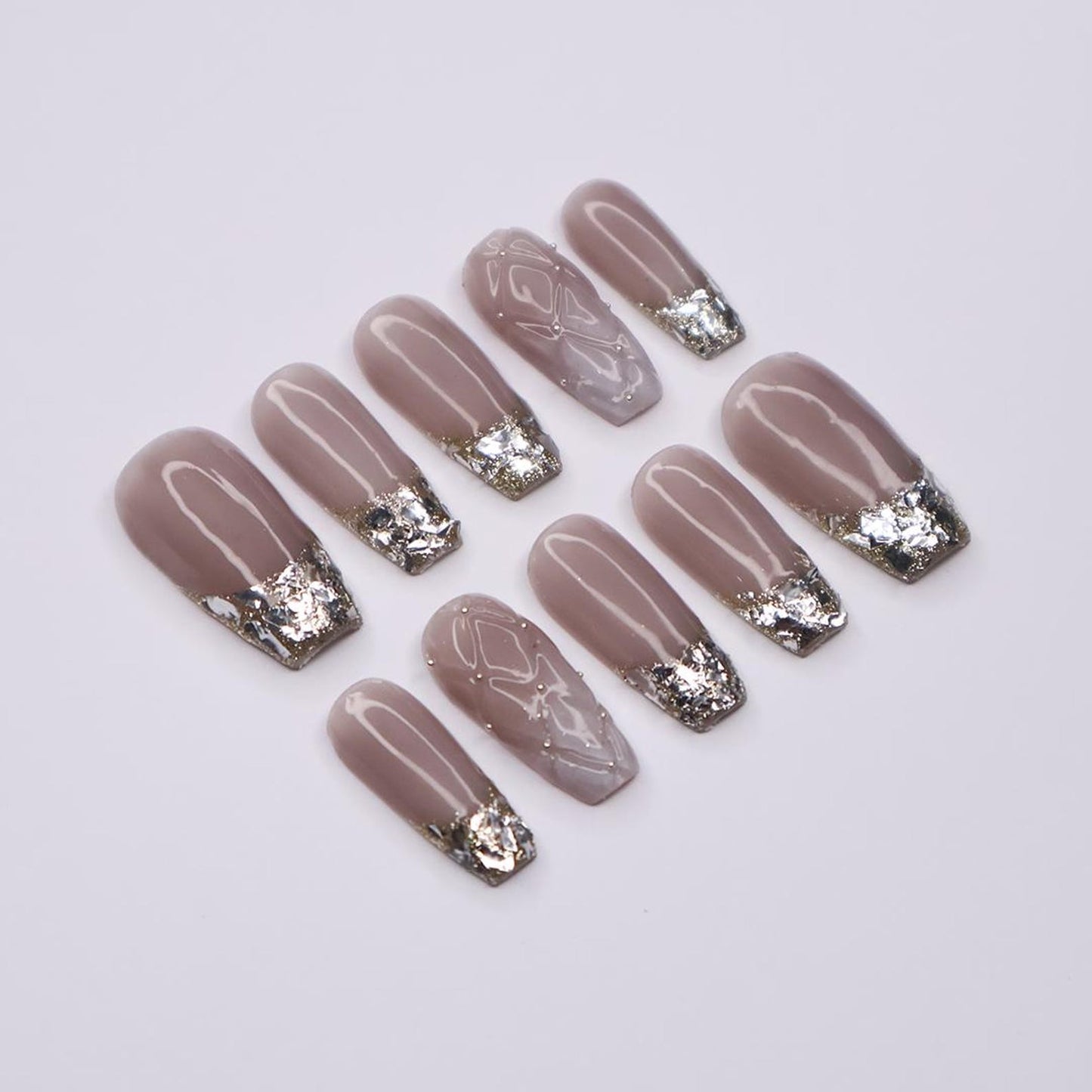 Gothic Glitter Press on nails