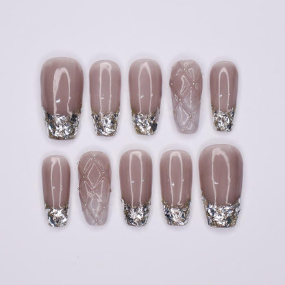 Gothic Glitter Press on nails