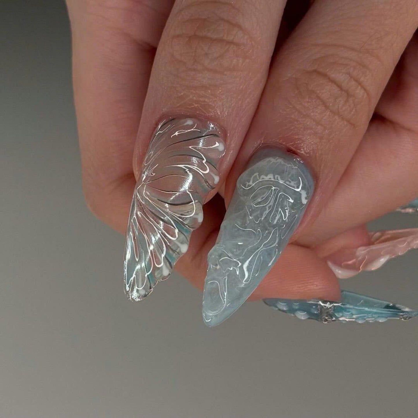 Underwater Fantasy Handmade Press on nails