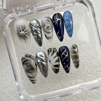 Tropical Style 3 Handmade Press on nails