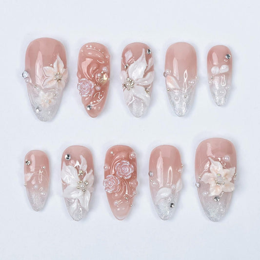 Gloriana Bloom Handmade Press on nails