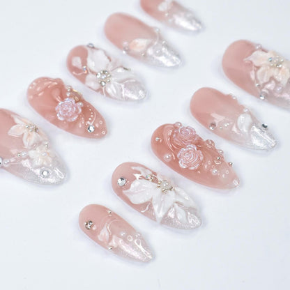 Gloriana Bloom Handmade Press on nails
