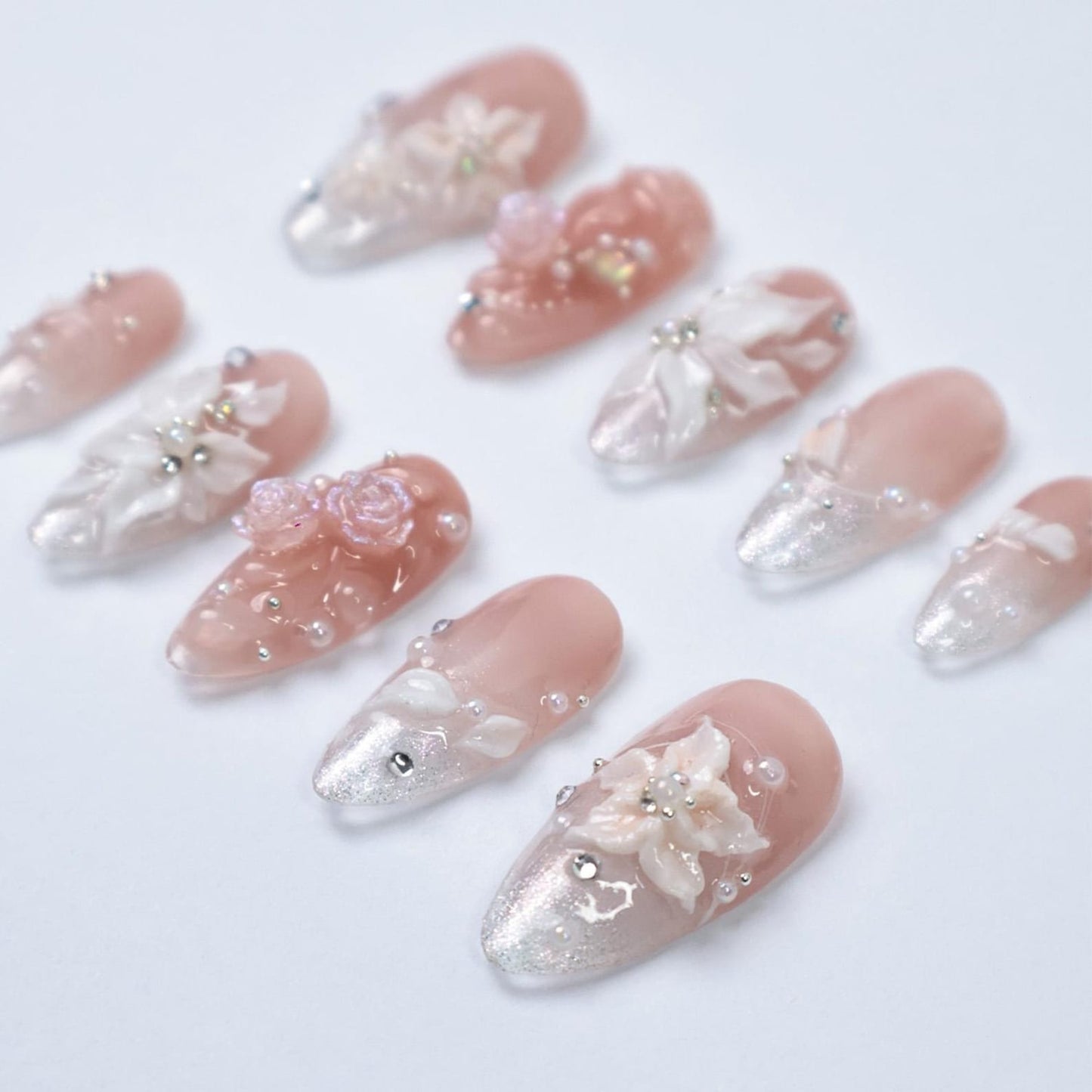 Gloriana Bloom Handmade Press on nails