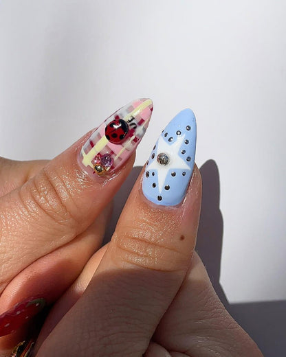 Whimsical Fruit Handmade Press on nails