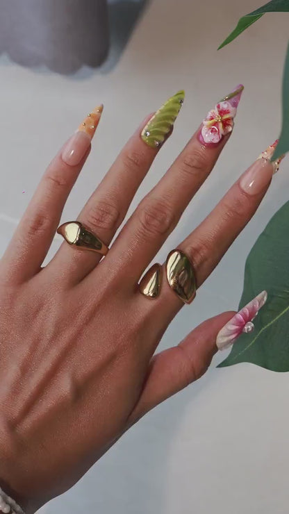 Serect Garden Handmade Press on nails